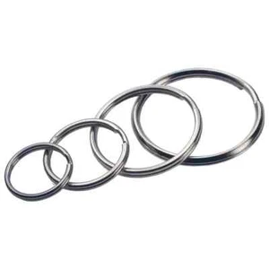 Silver Metal Split Rings Keyring Loop Jump Splitring Steel Small Medium Large - Picture 1 of 1