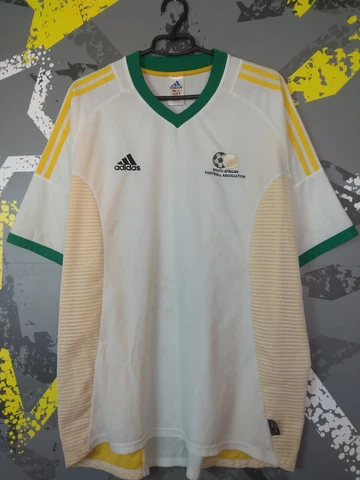 South Africa Team Jersey Home football shirt 2002 - 2004 Adidas Mens Size 2XL ig Cover