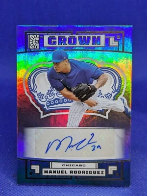 2022 Panini Capstone Manuel Rodriguez Crown Auto #C-MR Chicago  - Image 1 of 2