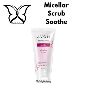 🦋 Avon NutraEffects Soothing Micellar Scrub - 150ml - For Sensitive Skin - NEW - Picture 1 of 1