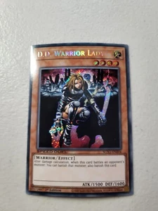 D.D. Warrior Lady (Secret Rare) SGX1-ENE04 Speed Duel GX: Duel Academy Box NM - Picture 1 of 2