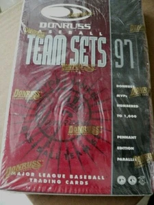 Donruss Yankees Team 1997 (SETS) caja 36 paquetes. Jeter, Boggs, Rivera, Girardi - Imagen 1 de 3
