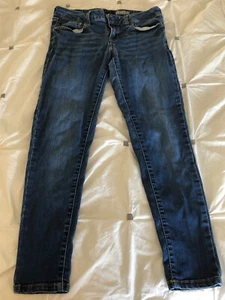 Aeropostale Juniors Size 4 Short Jegging Jeans medium blue Preowned - Picture 1 of 9