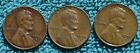 3 - 1956D Lincoln Cents - See My Other Listings To Save Shipping!