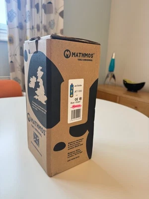 Mathmos original Jet lava lamp bottle, unused, green lava, blue liquid - Image 1 of 4