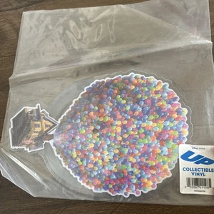 Disney Pixar Up shaped vinyl record. Married Life/ Carl Goes Up - Picture 1 of 2