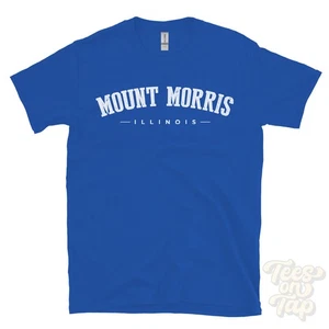 MOUNT MORRIS ILLINOIS T-SHIRT Ogle USA Retro Uni-Stil Heimatstadt Geschenkidee - Bild 1 von 10