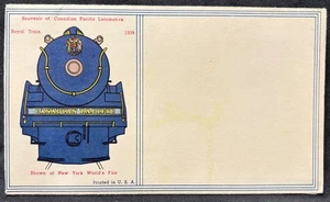 1939 NY WORLD’S FAIR CANADIAN PACIFIC RAILWAY ROYAL TRAIN FLDR ROUTE MAP-DIAGRAM - Picture 1 of 8