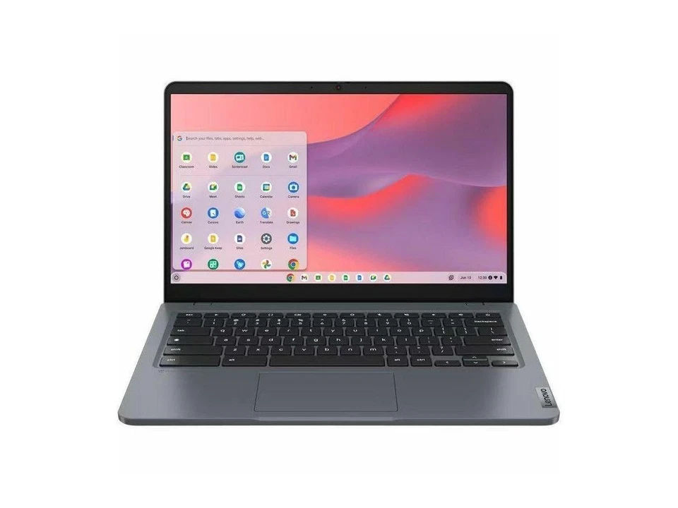 Lenovo 14e Chromebook Gen 3 14" (128GB eMMC, Intel Processor N, 3.70 GHz, 8GB) Laptop - Storm Gray - 82W60001US