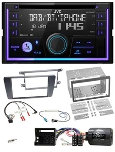 JVC Lenkrad USB 2DIN DAB Bluetooth CD Autoradio für Skoda Octavia 04-13 Scout - Bild 1 von 12
