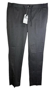 Ed Walters Tailored Jogger Fit Trousers Men's W36 x L29" NEW Elastane Dark Grey - Picture 1 of 7
