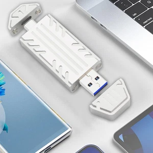 M.2 SSD Gehäuse schnelle Datenübertragung kompakte Größe Speicherplatz erweitern einfach - Bild 1 von 4