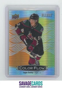 2024-25 UD Allure Color Flow Orange-Yellow Spectrum Logan Cooley /199 #CFL-28 - Picture 1 of 3