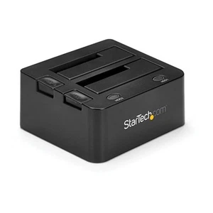 StarTech Dual-Bay USB 3.0 to SATA Hard Drive Docking Station 2.5/3.5" (SDOCK2U33 - Afbeelding 1 van 3