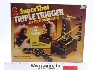 2-SuperShot Triple Trigger Joy Stick Controller Game Accessory Atari NEW - Picture 1 of 6