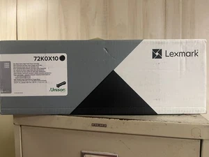 Lexmark Original Toner Cartridge (72K0X10) New Sealed box - Afbeelding 1 van 1