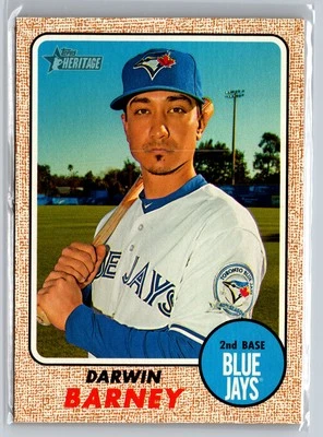 2017 Topps Heritage #312 Darwin Barney Toronto Blue Jays - Image 1 of 2