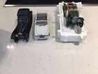 3 Franklin Mint 1930 Bugatti Royale Coupe Napoleon Rolls Royce Corniche & Ghost