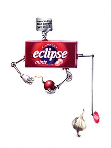 ECLIPSE GUM AD #10 RIVISTA promo AD 2005 QUANDO TROVIAMO ALITO CATTIVO LO UCCIDIAMO - Foto 1 di 1