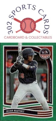 2024 Panini Stars & Stripes USA Baseball #105 Julian Martinez - Image 1 of 2