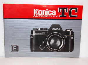 Konica Autoreflex TC Camera Instruction Manual