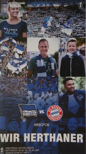 off. Programme German Cup 2019-20 Hertha BSC vs Bayern Munich - Picture 1 of 1