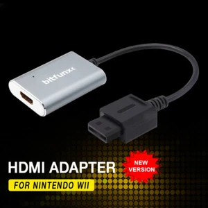 HDMI Adapter for Nintendo Wii NTSC Retro Game Console HD Connector Plug and Play - Picture 1 of 9