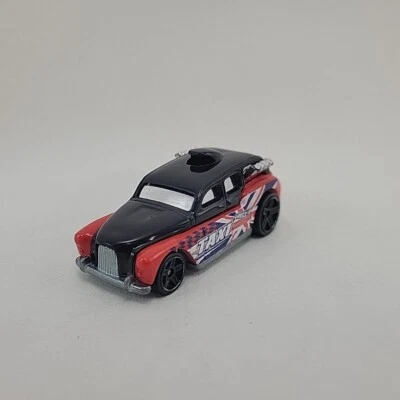 Hot Wheels 2005 Cockney Cab II Taxi HW City Works #8 negro y rojo Foto 1 de 4