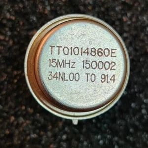 15 MHz SC-cut crystal resonator - Picture 1 of 3