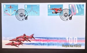 Francobolli GB Buckingham 2018 Royal Air Force M/foglio sulla copertina del primo giorno - Scampton - Foto 1 di 1