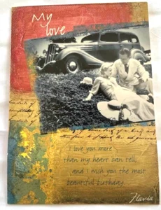 1935 HUDSON 8 Greeting Card for Friend or Birthday Essex Terraplane Club Buddy - Picture 1 of 4