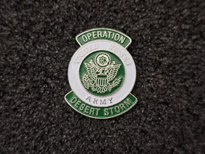 A62-U) US Army Operation Desert Storm Golfkrieg Pin Badge Abzeichen Crest - Bild 1 von 2