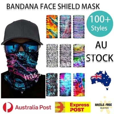 Bandana Face Mask Head Wrap Neck Fishing Headwrap Cycling Motorcycle Fishing - image 1 of 4