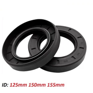 OIL SEAL - 125mm~155mm Inner Dia. R23/TC Lip Arrangement NBR Rotary Shaft Seal - Picture 1 of 8