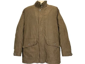 St John’s Bay Men’s L/G Brown Canvas Barn Coat WPL-34605 - Picture 1 of 11
