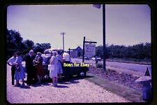 Car at Forest Barn Hotel in England, UK in 1962, Kodachrome Slide aa 10-1b
