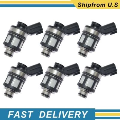 6PCS Fuel Injector JS23-1 16600-5S700 for Nissan Frontier Xterra 2001-2004 3.3L - Image 1 of 4