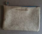 IPSY July Stay Golden Gold Makeup Bag Cosmetic Case Travel Pouch Clutch Wallet 