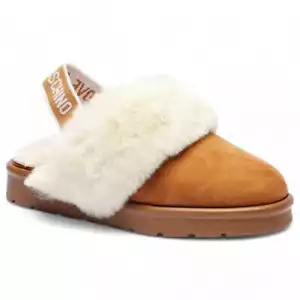 Fashion Women LOVE MOSCHINO Winter Boot Sandals Brown - JA10513H1LJAW208-39 - Picture 1 of 4