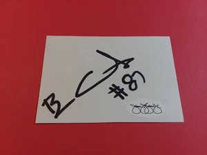Ben Coates Patriots Cut Index Card Autograph JSA Signed Auto - Picture 1 of 1