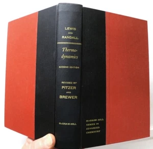 Thermodynamics, 2nd ed., Pitzer-Brewer, 1961, McGraw-Hill - VGd++ - Imagen 1 de 10