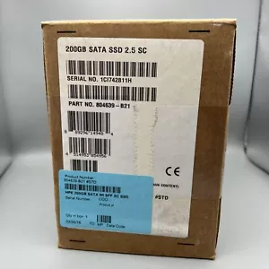 HPE 200GB 2.5" 6G SATA WI SFF SC SSD 804639-B21 G8 G9 - Picture 1 of 1