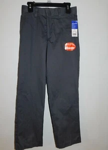 GEORGE BOY'S 8 SCHOOL UNIFORM PANTS ,Gray,  Flat Front, Trousers - Picture 1 of 2