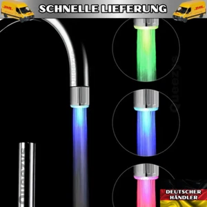LED Wasserhahn Filter Bunte Farben Düsensprüher Aufsatz Must have Farbwechsel 💦 - Bild 1 von 7