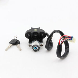 For Suzuki GSXR600 GSXR750 GSXR750W Ignition 2X Keys Switch Lock Aluminum