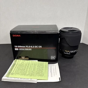 Sigma DC 18-200 mm f/3.5-6.3 II HSM OS AF DC obiettivo per Nikon - Foto 1 di 8