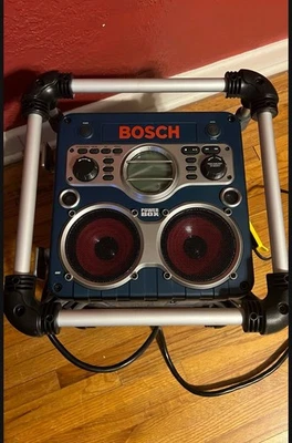 BOSCH PB10-CD AM/FM/CLOCK WORKSITE CHARGER RADIO GREAT CONDITION  - Image 1 of 4