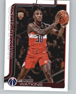 2025-26 Topps Flagship Basketball Jamir Watkins RC Rookie - Picture 1 of 2