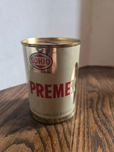 VtG SOHIO Premex bank sample Promo Motor Oil Tin Can Coin Bank ADVERTISING - Picture 1 of 6