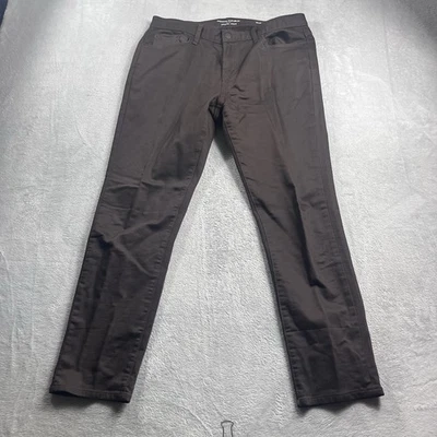 Jeans de viaje Banana Republic calce deportivo para hombre talla 32x28* marrón Foto 1 de 4